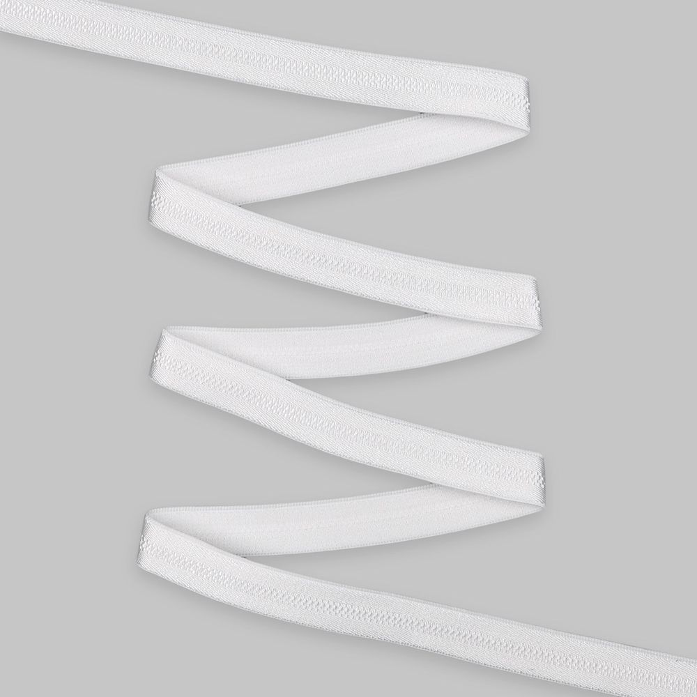 Резинка бельевая (бретелечная) 12.0 мм / 50 метров, белый, (ML207.012)