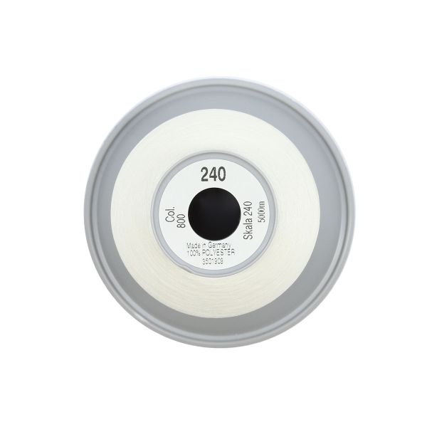 Нитки некрученые бондированные Gutermann Skala 240, 5000м, 720763_00, 800 белый, 1 катушка