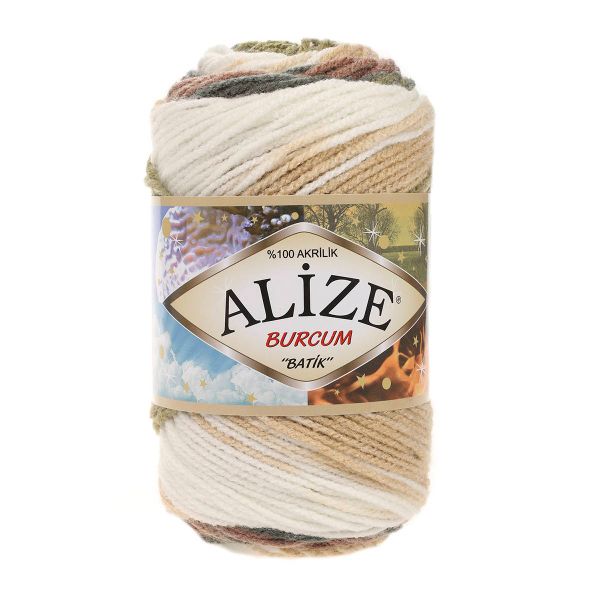 Пряжа Alize (Ализе) Burcum Batik / уп.5 мот. по 100 г, 210м, 1893 секционный A