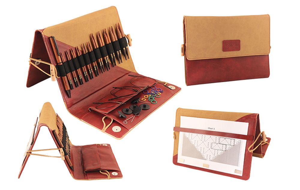 Набор съемных спиц Knit Pro Deluxe Special IC (3,5 мм / 4 мм / 4,5 мм / 5 мм / 5,5 мм / 6 мм / 7 мм / 8 мм / 9 мм / 10 мм / 12мм) 11 видов спиц, 31282