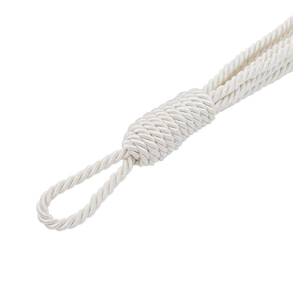 Подхваты шторные Каскад (L73см/ ширина 2см) (молочный), К-16