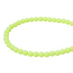 Бусины пластик ⌀6 мм, 500 г, матовые, круглые, жёлтый, 1AL139-1 , Astra&Craft