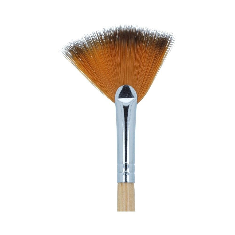 Кисть синтетика веерная №08, 5 шт, короткая ручка, Mr.Painter SBW 202-08