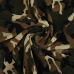 Флис 2-сторонний 240 г/м², 150 см / 10 метров, N-TBY-0240-К1, цв.К1 камуфляж