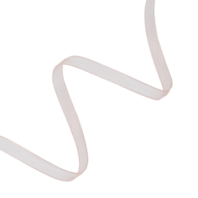 Лента капроновая (органза) 6.0 мм / 22.86±1 метров, 39 бежевый