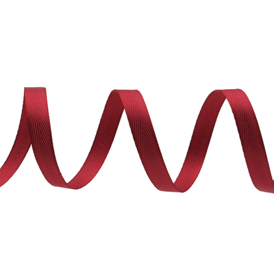 Лента декоративная ёлочка 15.0 мм / 20±1 метров, 54 т.малиновый
