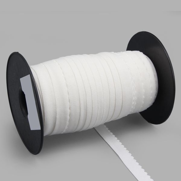 Резинка бельевая (отделочная) становая 15.0 мм / 50 метров, молочный, (ML175.015/1)