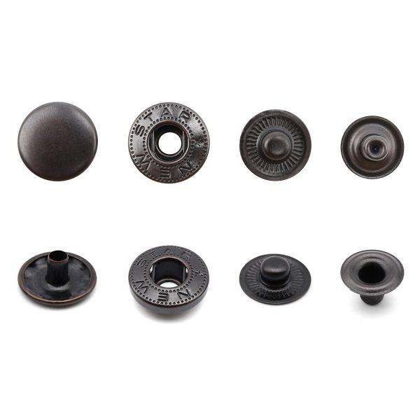 Кнопка Альфа (S-образная) ⌀15.0 мм, ≈720 шт, СТАЛЬ, оксид, NEW STAR