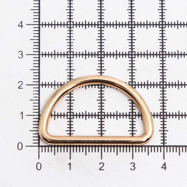 Полукольцо литое металл внутр. 30 мм (внешн. 37х22 мм), 4 шт, цв. светлое золото, Prym