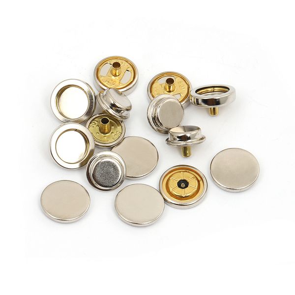 Кнопка Дельта (O-образная) ⌀15.0 мм, TBY.D-15.501, цв.никель уп.20 шт, TBY