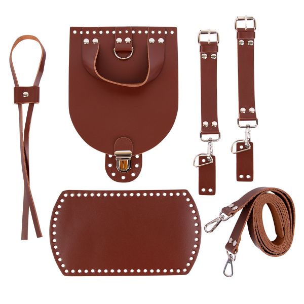 Набор для вязаного рюкзака, кожа, 1 шт, 004 коричневый, ZKS-010 Gamma