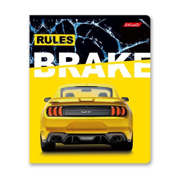 Тетрадь ученическая общая, A5+ 40 л. на скобе 65 г/м², белизна 100%, 10 шт, клетка в термоусадочной пленке, 000473 Я не тормоз, Светоч 40ТСК5_0_2_1