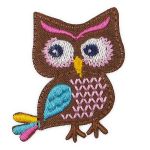 Термоаппликация Совушка, 4х4.6см, Hobby&Pro