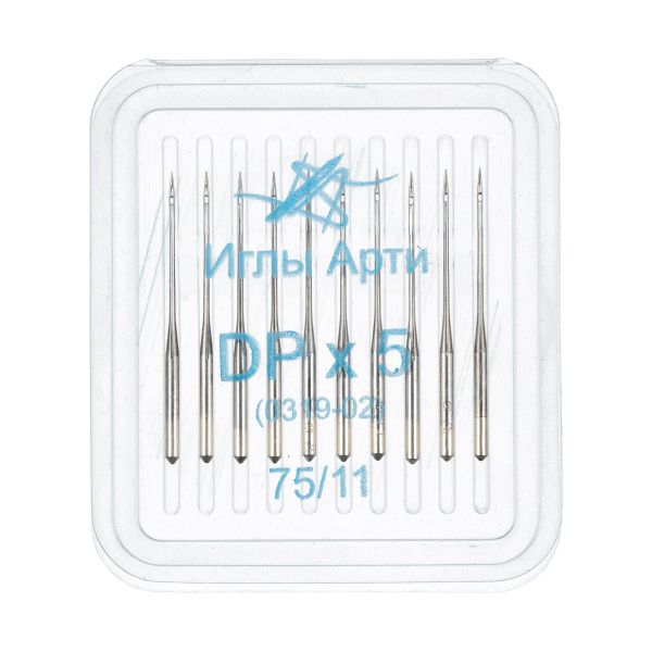 Иглы для промышленных швейных машин Арти 319-02 (№65-85), 10 шт, №75