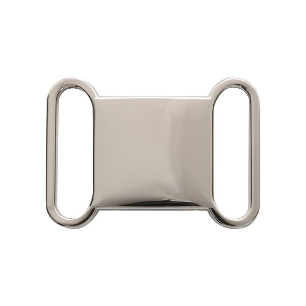 Пряжка ременная металл 15 мм, 12 шт, nickel, серебро, никель