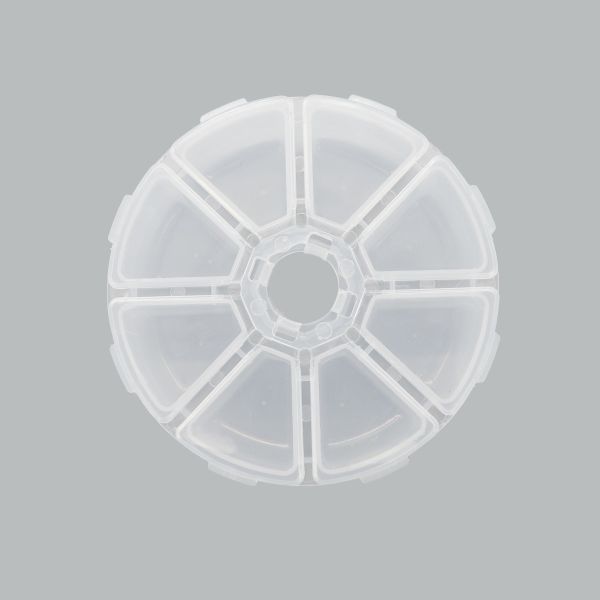 Контейнер для бисера ⌀10 см, 8 секций, Hobby&Pro