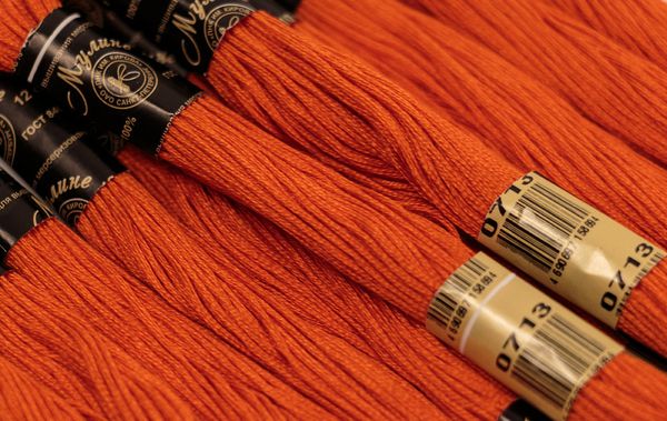 Мулине ПНК им.Кирова цв.1904 бл.фиолетовый, 12 мотков по 10 метров