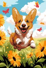 Картина по номерам Фрея PNB/PS-280, Радостный Коржик, 30х20 см