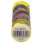 Нитки отделочные Gutermann Deco Stitch 70, multicolor, 70м, 9831, 5 катушек