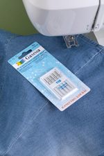 Иглы для швейных машин для джинсы 130/705 H, №110, 5 игл, М, Gamma NJ №110