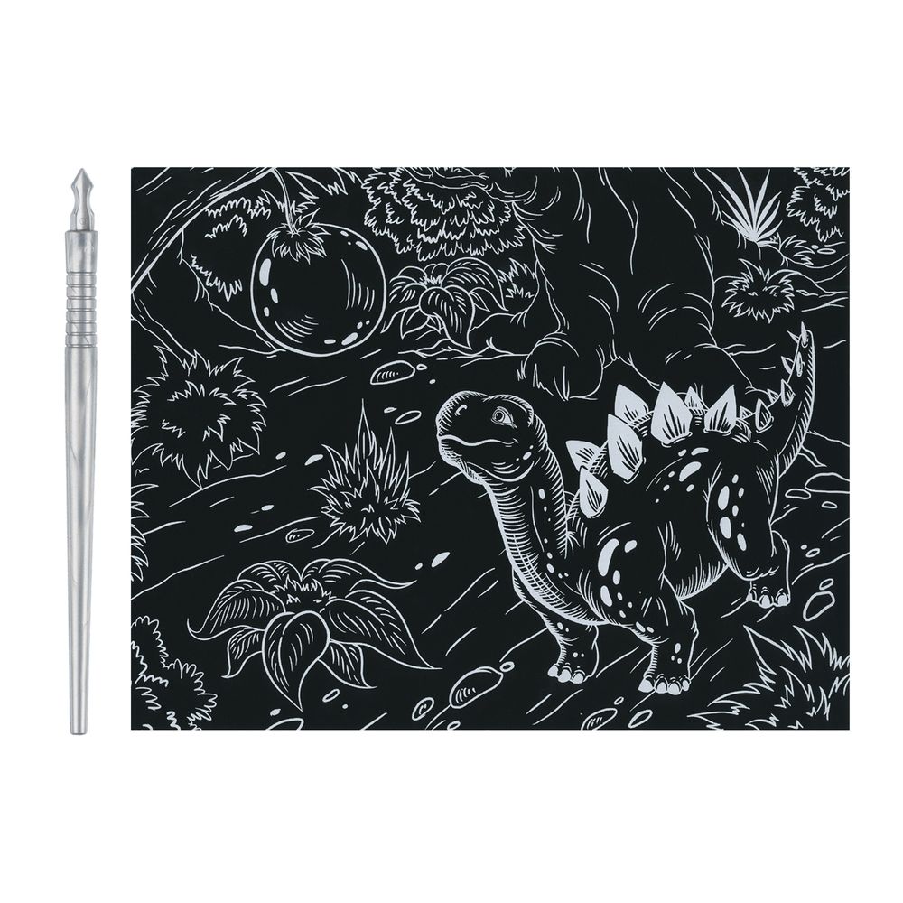 Набор для творчества Гравюра №66 Спинозавр, 20х25.5 см, Hobbius SGHK