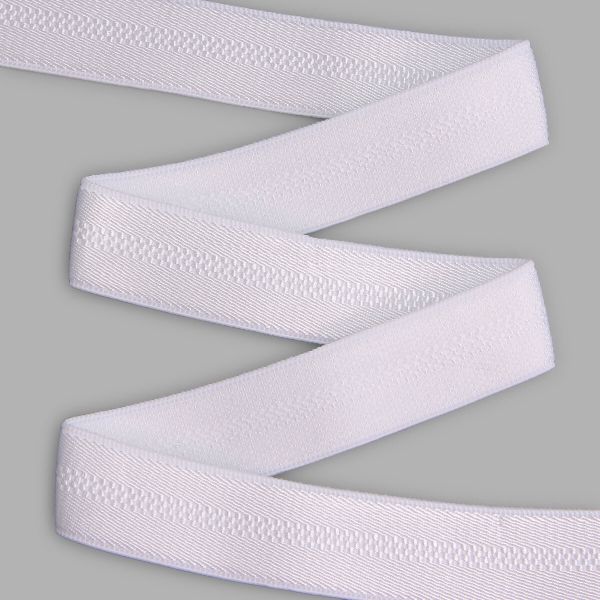 Резинка бельевая (бретелечная) 15.0 мм / 50 метров, белый, (ML207.015)