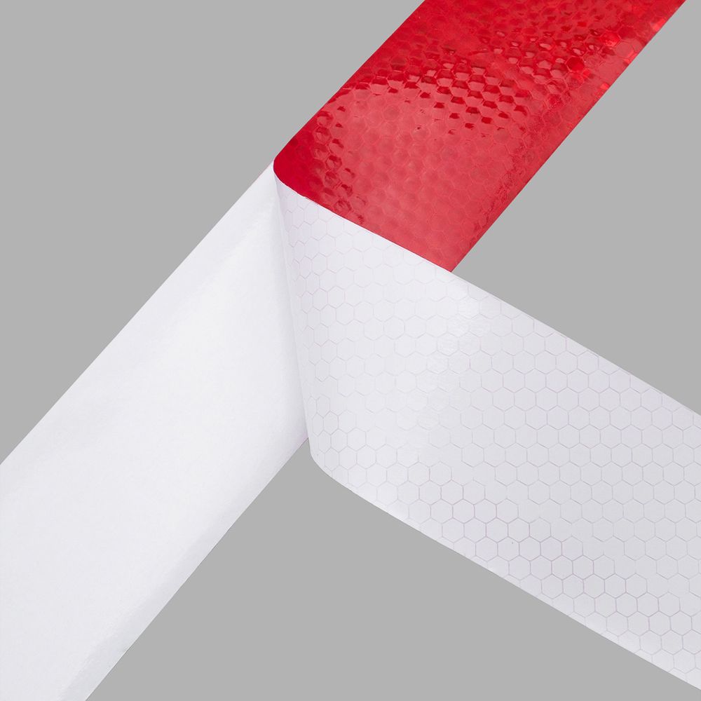 Лента светоотражающая самоклеящаяся 50.0 мм / 3 метра, красный, 6830-0034