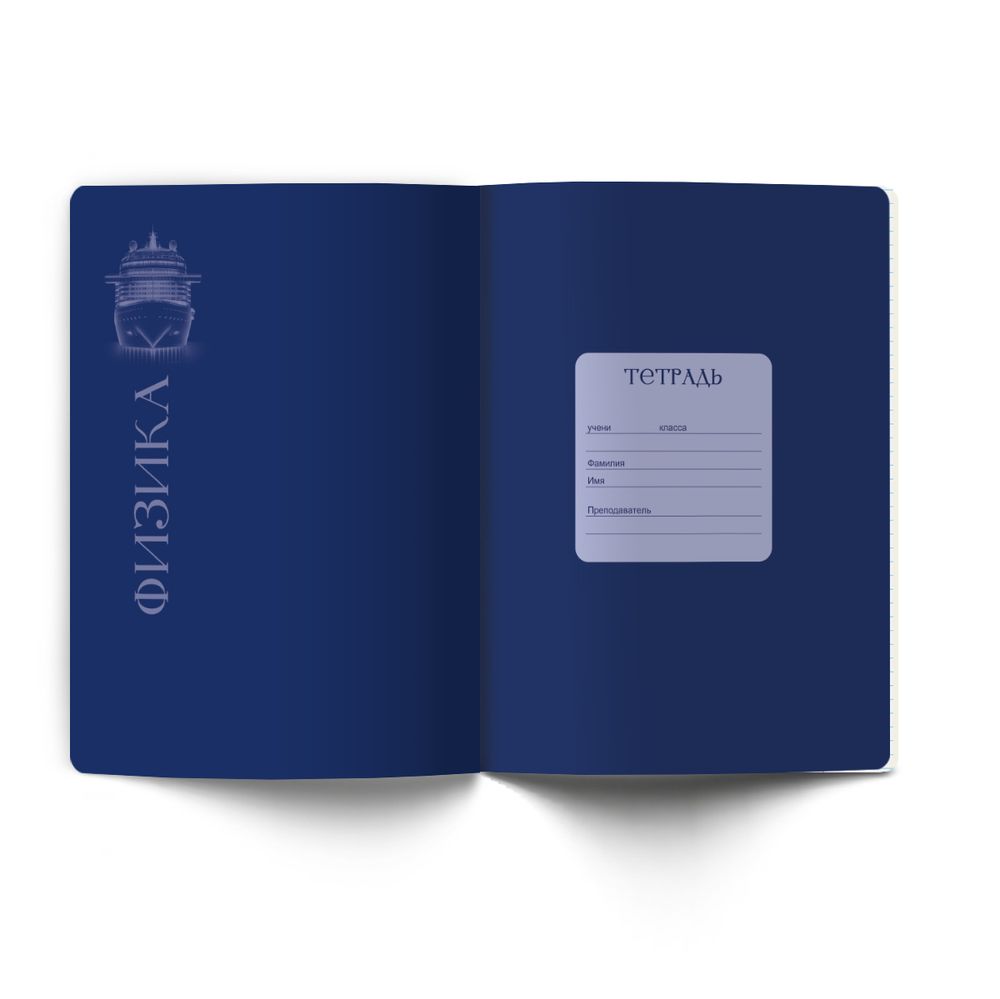 Тетрадь со справочным материалом Золотые главы, тисн.золот.фольгой, A5 48 л. на скобе 65 г/м², белизна 100% 10 шт клетка, 01853 Золотые главы Физика, Светоч Т286