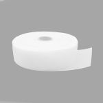 Лента (тесьма) шторная для карниза-трубы 70 мм / 50 метров, Имитация люверсов, прозрачный, 06-7000