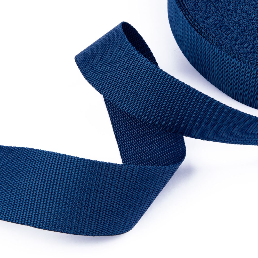 Стропа (ременная лента) 50 мм / 30 метров, толщ. 1.1 мм, [28 г/пог.м], 100% п/п, кобальт, Gamma 3077