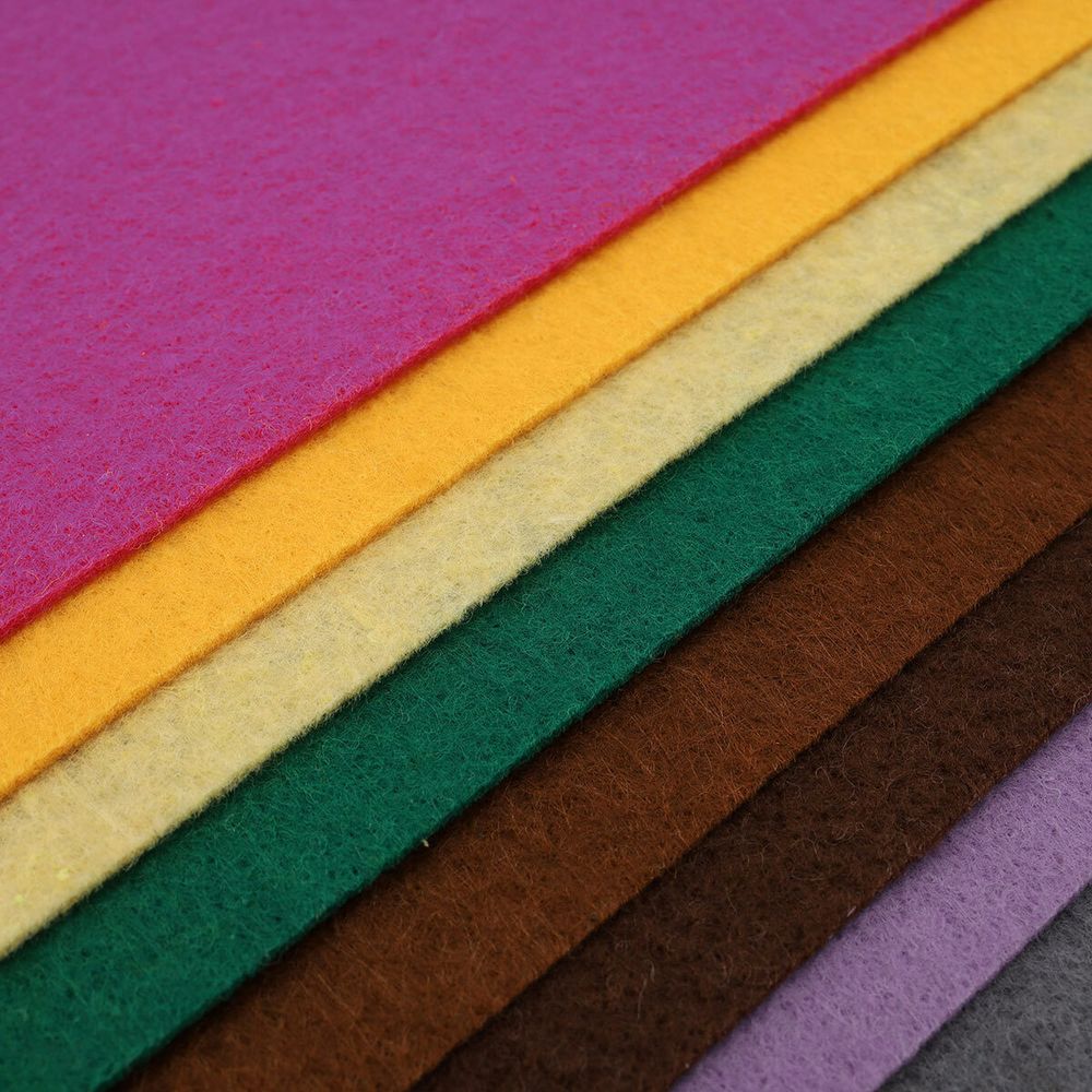 Фетр листовой жесткий 1.0 мм, 20х30 см, ассорти, 8 штук Astra&Craft (2)