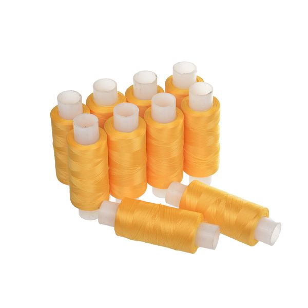 Нитки оверлочные 10кат. 200м желтый