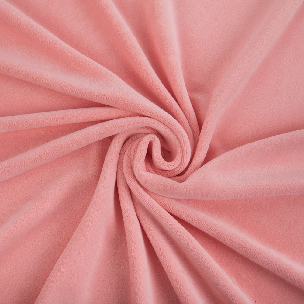 Велюр 240 г/м², 150х185±5 см, персик/peach, Gamma VELRN