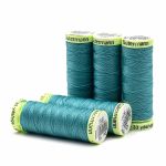 Нитки отделочные Gutermann Top Stitch, 30м, 055 св.зеленая бирюза, 5 катушек