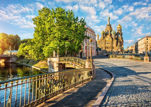 Пазл 500 элементов, Рассвет на улицах Питера, PZL-500/32, Фрея