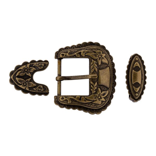 Пряжка ременная металл 70х80 мм, 1 шт, 24 бронза, Gamma GB 1620