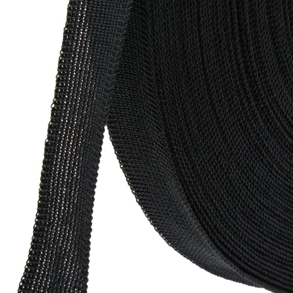 Тесьма (лента) окантовочная 18-20 мм / 30 метров, 4.3 г/м, 005 черный