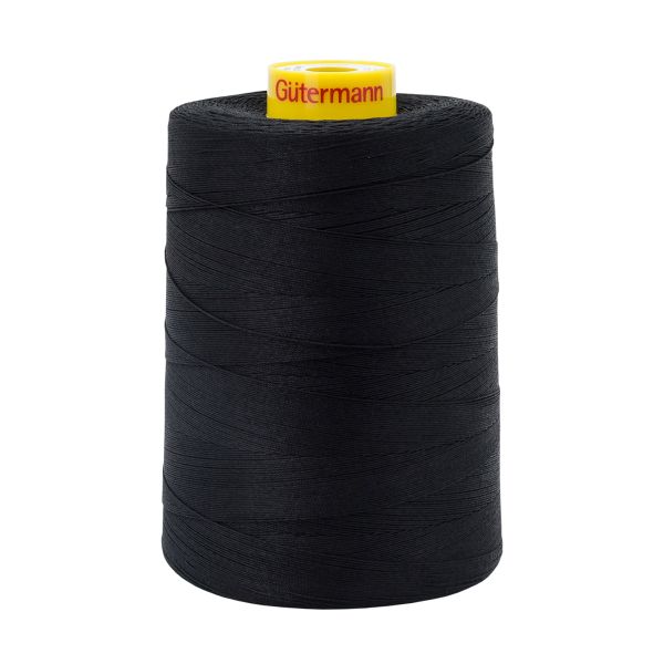 Нитка Gutermann Mara 30 (3000 метров), 1 боб., для отстрочки | 2111 ультра-черный