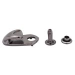 Крючки обувные 19 мм, чер.никель, 20 шт