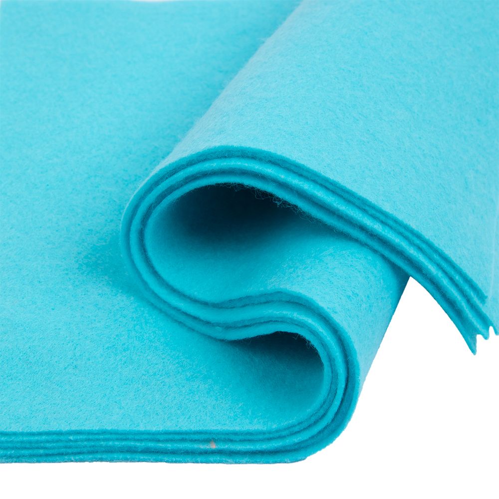 Фетр листовой 1 мм, 20х30 см, 5 шт, 028 голубой, Blitz FKC10-20/30