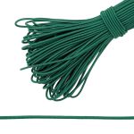 Резинка шляпная (шнур эластичный) ⌀2.0 мм / 30 метров, т.зеленый