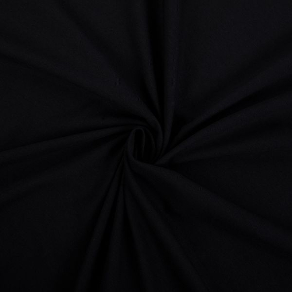 Кулирка 150±5 г/м², 40/1 Comp.Penye FULL LYC, 170 см / 1 метр, 124 черный/black, Gamma GCM