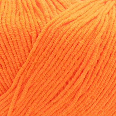 Пряжа YarnArt (ЯрнАрт) Jeans / уп.10 мот. по 50 г, 160м, 77 оранжевый