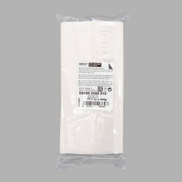 Полимерная глина Cernit Doll collection 500 гр, 010 белый