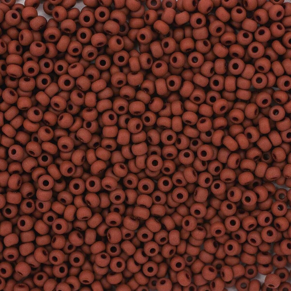 Бисер Preciosa непрозрачный матовый 10/0 (13600), круг.отв., 500гр