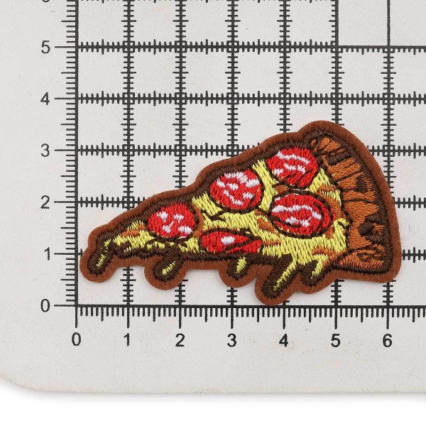 Термоаппликация Кусок пиццы, 3.4х6cm, Hobby&Pro