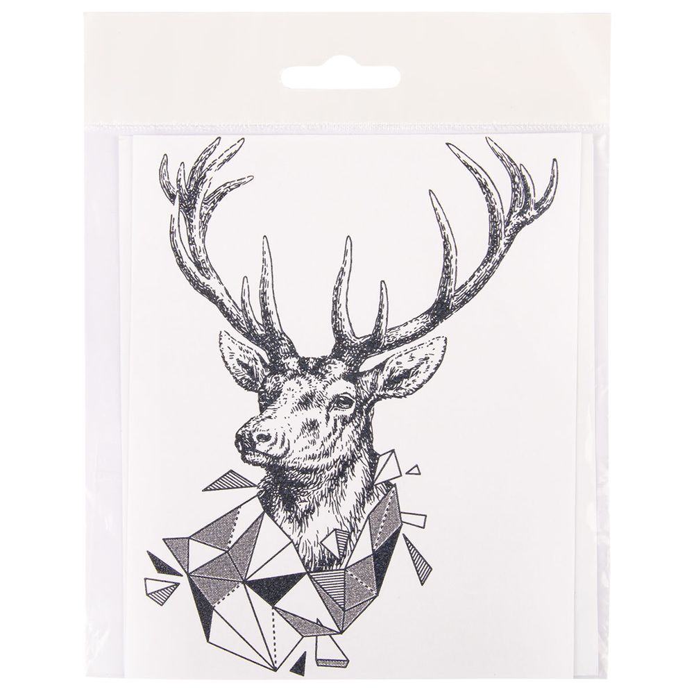 Термотрансфер №06, 1 шт, M-616 Олень 11х15 см, Gamma