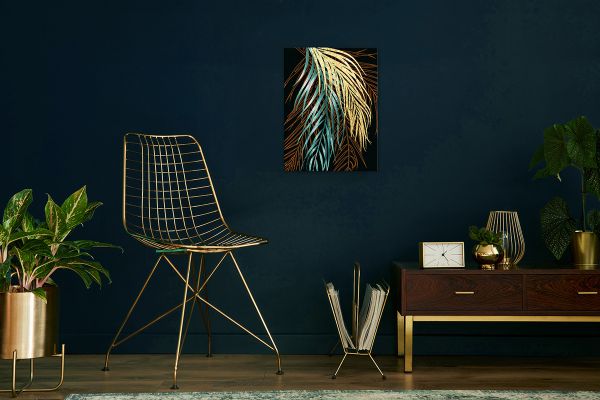 Картина по номерам Фрея PNB/PMPT-225, Пальмовые ветви. Часть 1, (с поталью) 40х30 см