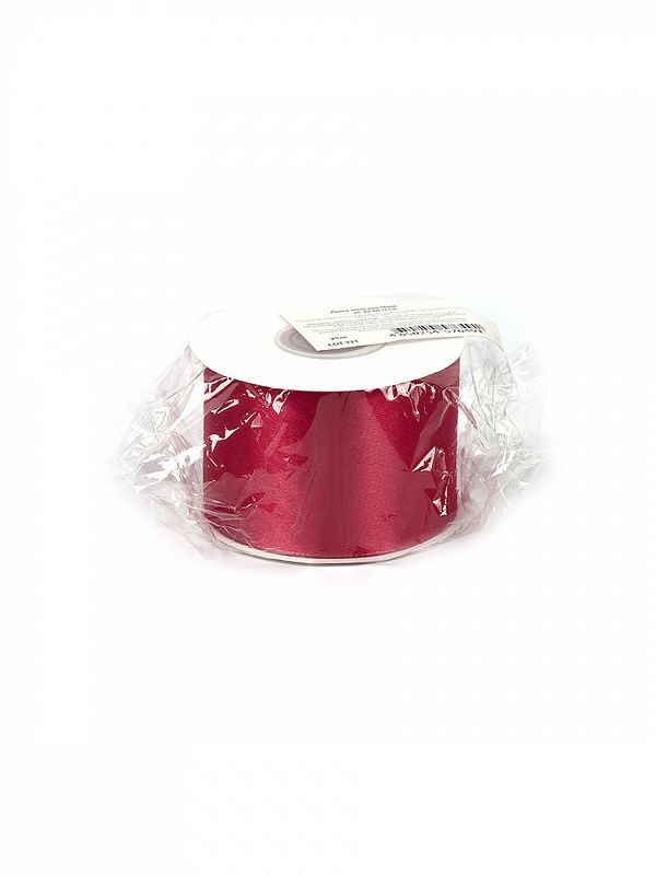 Лента атласная 1-сторонняя 50.0 мм / 22.5±1 метра, 3088 т.бордовый, Magic4Hobby