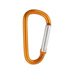 Карабин металл 25.0 мм (70х36 мм), 10 шт, 10 оранжевый, Gamma GH 120/35/10